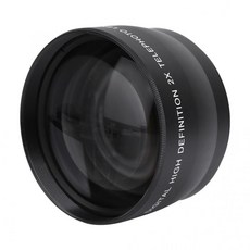 카메라 액세서리 용 58mm 2 배 배율 범용 텔레 컨버터 망원 렌즈|휴대전화 렌즈|, 1개, 단일, 단일