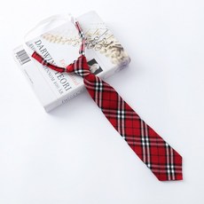 교복체크타이리본끈