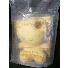 굿씽호텔 피규어소품 피규어서적 2004 절판 홍콩 맥도날드 HELLOKITTY 계열 털 장신구 완구, 10 센치 이하, 엘로우
