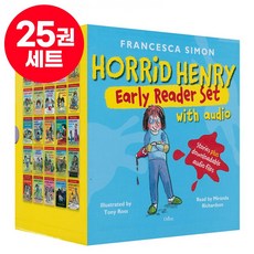 [달콤서점]국내 당일발송 호리드 헨리 얼리 리더스 세트 Horrid Henry 영어원서 음원제공, 호리드헨리 25권 세트