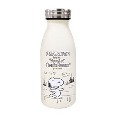 홈앤키즈 피너츠 스누피 밀키 스텐 보틀 350ml 유아 어린이 초등학생 직장인 텀블러 보냉병 보온물병