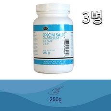  기적의 간 청소 식용 앱솔 앱솜 앱섬솔트, 3개, 250g 