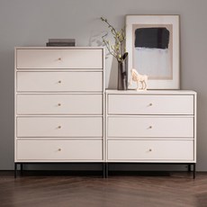 디자인벤처스 포르테화이트 5단서랍장, 단일속성