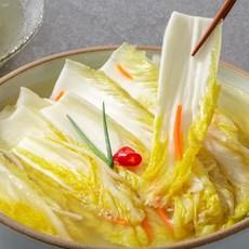 [운림가 54년전통] 국내산 백김치 / 아삭시원 깔끔한 맛이 일품인 전라도김치, 1개, 2kg