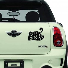 Pink Floyd Black Bands Automotive Decal/Bumper Sticker, 단일옵션