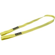 RockNRescue Arbor 러너 구조 장비 1인치 4000파운드. 튜브형 나일론 웨빙 48인치 노란색, 단일사이즈
