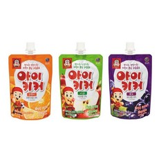 아이키커 사과+포도+오렌지 100ml 10포+10포+10포 3박스 혼합 식사전후 홍삼 파우치, 3개