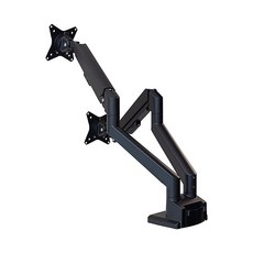 인터픽셀 듀얼 모니터암 IPA-DB1, 블랙, 1개