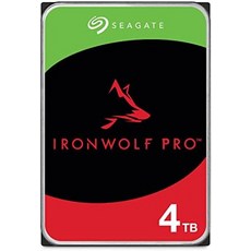 Seagate IronWolf Pro 3.5" 4TB HDD 데이터 복구 서비스 5년 보증 128MB 7200rpm 24시간 PC NAS RV 센서 ST4000NE001, 기본 - st4000ne001