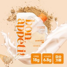 본아페티 단백질 쉐이크 다이어트 식사대용 체중조절식 미숫가루 맛 쉐이크, 1개, 350g