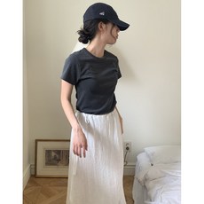 드온도 플럼프 반팔티 도툼한 울 겨울 반팔티셔츠