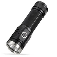 Sofirn 전원 표시등 포함 강력한 LED 손전등 USB C 충전식 토치 26650 라이트 Cree HP50.2 SP33V3.0 3500lm, 01 6500K_01 with 26650 battery, 1개