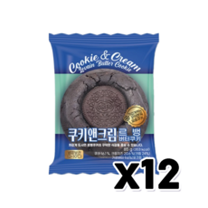 쿠키앤크림 르뱅버터쿠키 베이커리간식 85g x 12개, 단품