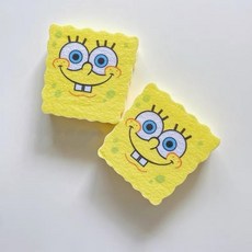 스펀지밥 수세미4개 1set 스펀지밥수세미 리필