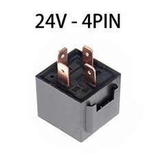 핀 긴 4 헤비 24V 모터용 80A 릴레이 릴레이 스타터 P 릴레이 릴레이 수명 DC 자동차 12V 자동차 듀티 4P 5, 1개