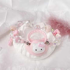 더바몰 귀여운 키티 쪽쪽이 실리콘 쪽쪽이, 1개, 핑크