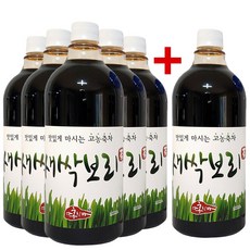  홍치마 대용량 목넘김좋은 유기농 새싹보리차 농축 새싹보리 원액 액상 1000ml 다홍치마, 1L, 1개입, 6개 