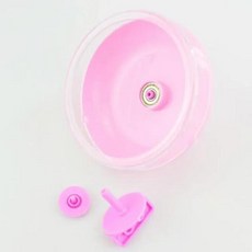 햄스터 휠 미니 동물 러닝 디스크 장난감 플라스틱 조깅 운동 롤, 1.핑크, 1개