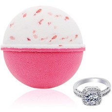 반지가 들어있는 베쓰밤 Bath Bomb with Size 8 Ring Inside, 옵션 1 Size = Surpise Size, 본문참고, 본문참고