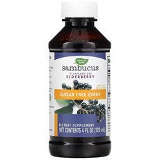 Nature's Way Sambucus 삼부커스 스탠다드 엘더베리 슈거프리 120ml, 1개