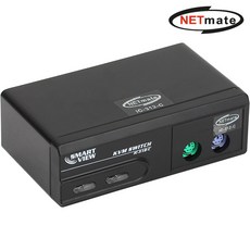 넷메이트 IC-312-C COMBO RGB KVM 2:1 스위치(PS/2), 1개