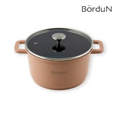 보오든 IH 세라믹 양수 냄비, 1개, 모카, 24cm