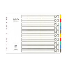 [코리아문구사] 알파 인덱스간지 A3(PVC) Ai-810 10분류