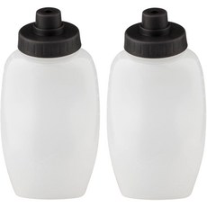 fitletic 달리기 물 병 쌍 6일 8일 12 오즈 (v) | 교체 수화, 6 oz|Black Cap
