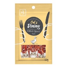 브리더랩 캣츠다이닝 고양이간식 오리&대구슬라이스 20g x 20개