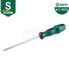 사타 스크류 십자 드라이버 63513 자석촉 PH2 x 150mm, 1개