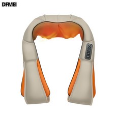 DFMEI 어깨 목 마사지 숄더 가정용 주물러 어깨 목 어깨 목 허리 어깨 전동 경추 안마기 기계, 4개의 키(힘 조절 가능), (10-50)개 가격