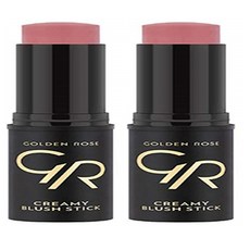 Golden Rose Creamy Blush Stick Coral Rose 골든 로즈 크리미 블러셔 스틱 코랄 로즈 2팩