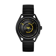[미국 직구]엠포리오 아르마니 맨즈 스마트워치 2 MZ157355589850, Black Stainless Steel, 상세설명참조
