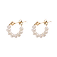 쌀알진주귀걸이