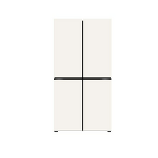 [색상선택형] LG전자 오브제 컬렉션 디오스 양문형 냉장고 메탈 T873MEE012 870L 방문설치, 오브제컬렉션 베이지 + 베이지