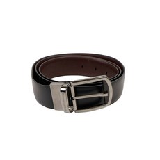 [해외]남자명품에르메네질도제냐벨트 NWT ERMENEGILDO ZEGNA Black/Brown Smooth Leather Reversible Belt Size 115 350