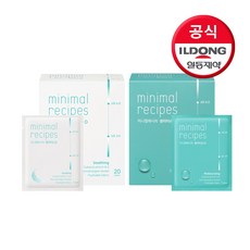[일동제약]미니멀레시피 생리티슈/여성청결티슈 20매입(개별포장), D타입(덱스판테놀)
