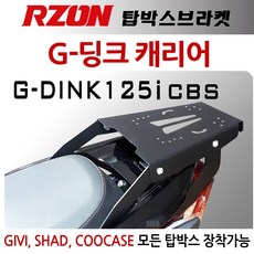 RZON알존 G딩크캐리어 G딩크탑박스브라켓 짐대 리다이 알존/RZON G-DINK딩크캐리어 탑케이스 리어백 리다이 G딩크 튜닝용품 G딩크 튜닝파츠 G딩크부품 G딩크부속 헬멧 공구통, RZON G딩크캐리어, 1개