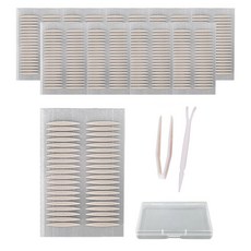 다왕 AB008 슬림 불투명 단면 쌍꺼풀테이프 (10장) [집게세프 Y봉 사각케이스], 2개