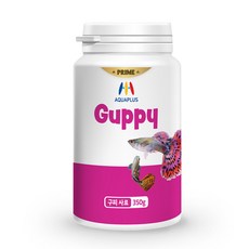 아쿠아플러스 프라임 구피 국내산 사료350g, 1개, 350g