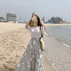 심플리즘 / 하늘하늘 페이즐리스커트