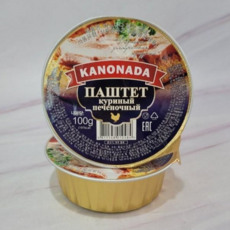 Kanonada паштет консервированный, 2 шт по 100 г