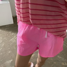 서하얀핑크바지