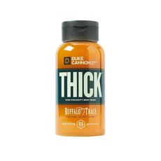 Duke Cannon Supply Co. THICK 남성용 고점도 바디 워시 - 버팔로 트레이스 버번 500ml(17.5액량 온스) - 오크 배럴 우드시 앰버 향, 1개, 500ml