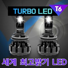 몬스터LED 세계최고의 밝기! TURBO LED T6 (타입H7), 02_TURBO LED T6 / H9