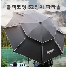 {(다이찌몰) 블랙코팅 52인치 파라솔 낚시용품}, 블루
