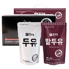 [총각네] 총각네 검은콩 담백한두유 20봉+팥두유15봉, 35포, 190ml