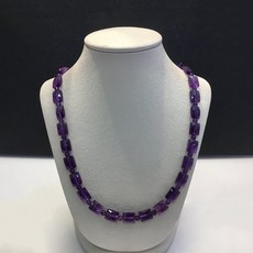 천연자수정목걸이