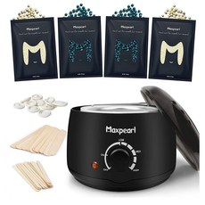 Maxpearl 남녀 제모 왁싱 왁스 워머기 세트 Wax Kit for Women Men Hair Removal, 1개