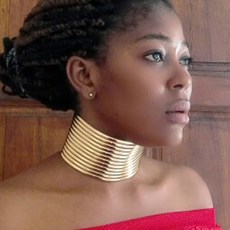 실버초커팔찌세트